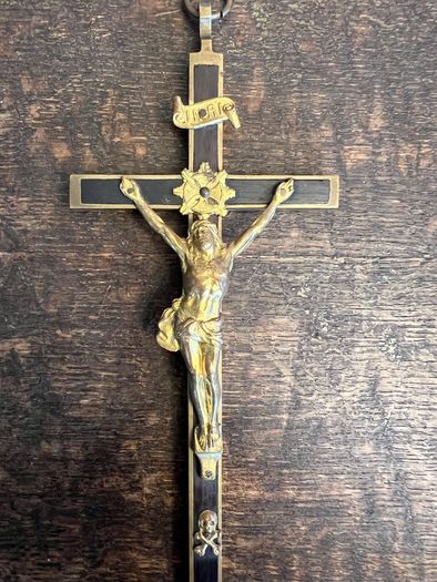 Pair of Vintage Crucifixes