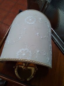 Brass & Half Shade Wall light