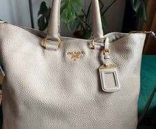 Prada Vitello Daino Leather Shopping Tote - Ideal Condition