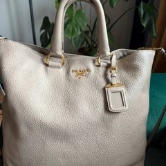 Prada Vitello Daino Leather Shopping Tote - Ideal Condition