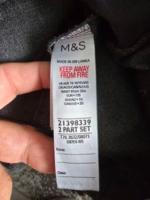 4 pcs M&S grey trouser 15-16yrs
