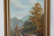 Vintage Oil Painting by L Parkinson