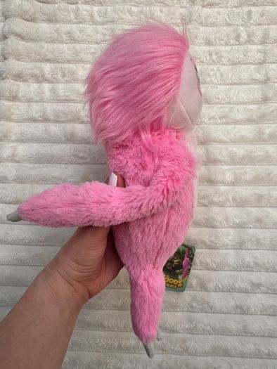 Sash The Croods New Age Pink Three Toed Sloth Plush Soft approx. 33cm. Pleae see photos
