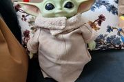 Star Wars Mandalorian Grogu Baby Yoda Mattel Plush 11" Figure 2020 Doll