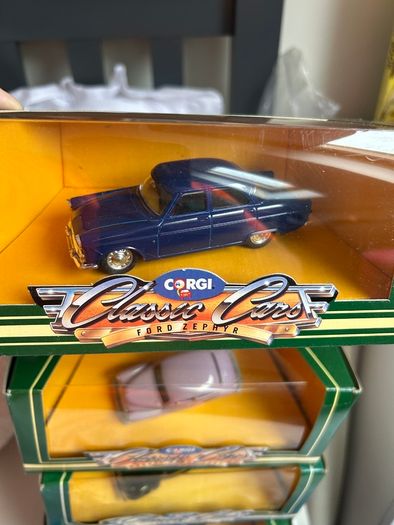 Collection of 4 Corgi Classic Cars die-cast models