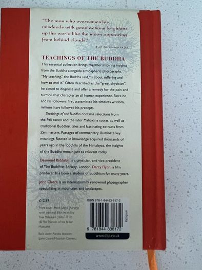 Teachings of the Buddha (Eternal Moments Series) Hardback