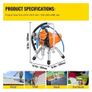 Airless Paint Sprayer with High Pressure Hose, 2200W Wall Paint Gun, 3000PSI 2L/min Brushless Motor Included, for Interior and Exterior Painting, Fence Image 2