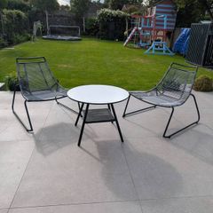 Boconcept Elba garden table and 2 chairs