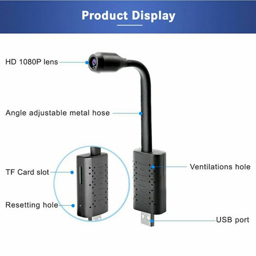 Mini Spy Motion Detection USB IP Camera Wireless WiFi IP Security Camcorder HD 1080P Hidden WIFI Cam