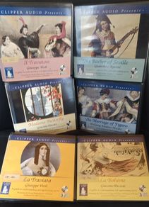 Clipper Audio Presents 6 Classic Opera Boxsets. Free Tracked Postage!