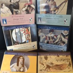 Clipper Audio Presents 6 Classic Opera Boxsets. Free Tracked Postage!