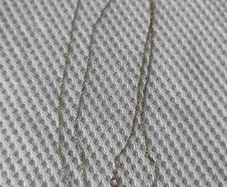 9ct white gold chain