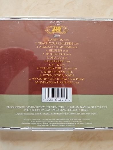 Crosby, Stills, Nash & Young CD  - Deja Vu