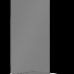 Aqualla matt black wetroom panel see below for prices all sizes