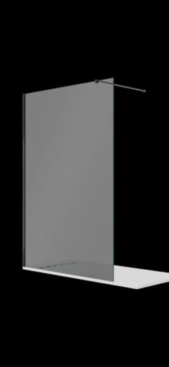 Aqualla matt black wetroom panel see below for prices all sizes