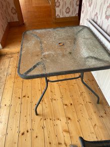 Garden table and chairs