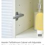 Bathroom high gloss cabinet Image 5
