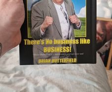 Peter Serafinowicz Autographed Butterfield Book