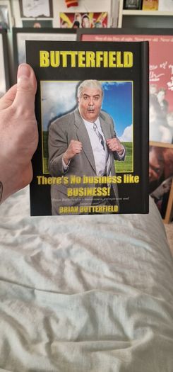 Peter Serafinowicz Autographed Butterfield Book