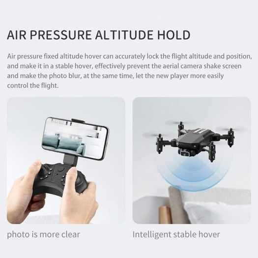 Phone RC Drone Quadcopter with 1080P Camera 3D Flips Gesture Photo Video Track Flight Altitude Hold Headless Mode Include Carry Bag