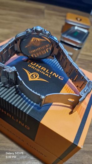 Stuhrling Monaco Blue Dial Men's Watch