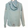 Gym + Coffee baby blue hooded zip-through jacket Image 2