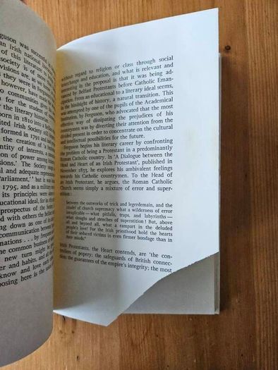 An Ascendancy Of The Heart. By Robrt O'driscoll. Introduction By Maire Cruise O'brien. Hardback Edition In Poor Condition.  See Photos For Same.