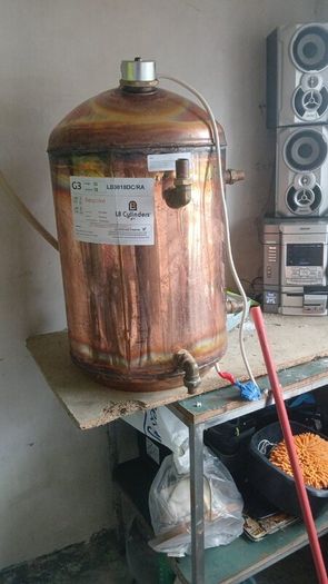 Copper tank