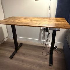 Core Electric Single Motor Height Adjustable Sit Stand Desk 60 x 120 x (72-120) cm