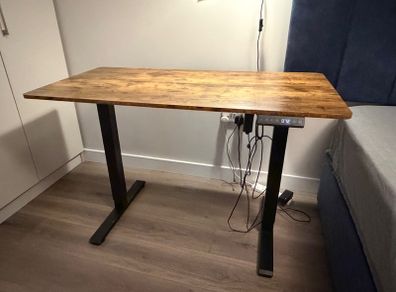Core Electric Single Motor Height Adjustable Sit Stand Desk 60 x 120 x (72-120) cm