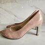 Gabor ladies medium heel nude pink shiny court shoes size UK 4.5 EU 37.5 new & boxed Image 3