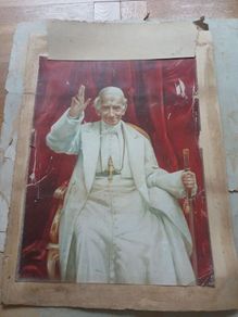 Antique Pope Leo X111 Colour Print
