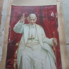 Antique Pope Leo X111 Colour Print