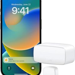 Eve Door & Window (Matter) - Smart Sensor for Doors & Windows, Automatic Control of Accessories, Privacy, Matter/Thread, for Apple Home, Alexa, Google Home, SmartThings, requires Thread Border Router - Boxed!