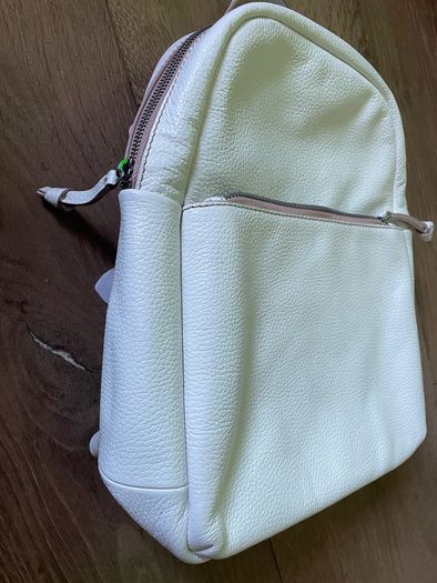 Women's bag backpack Clarks Genuine leather white colour Brand new
