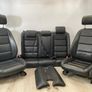 2010 Audi A6 Saloon Black Leather Rear Seats Image 2