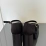 H&M Chunky black platform heels. Image 4
