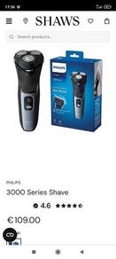 New Philips men's electric shaver
