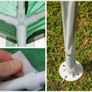 3x9m Gazebo Party Tent sunflowers for Outdoor Waterproof and Marquee  Garden Event, White Image 6