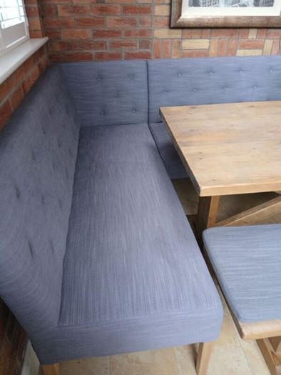 Dining Corner Booth, table and bench
