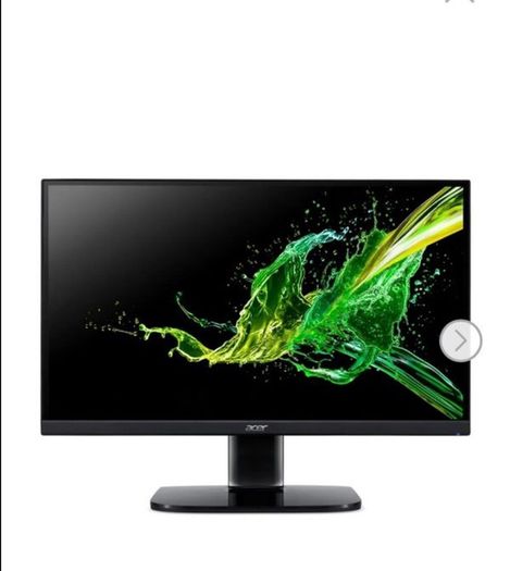 Black acer gaming monitor