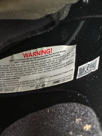 Shoei Gt-air Size Xl