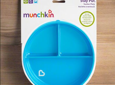Munchkin Stay Put Suction Plate Blue