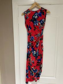 Ladies WalG faux wrap floral dress size M