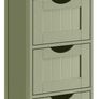 New Bathroom Floor Storage Cabinet (Laurel Green) FREE P&P Image 5