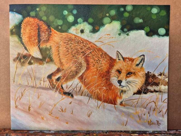 The mouse that got away | oil on canvas panel