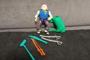 Teenage Mutant Ninja Turtle 1989 Usagi Yojimbo Action Figure Cake Topper Tall No Ears and lots of ninja tutrle weapons from 90s  bundle