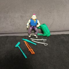 Teenage Mutant Ninja Turtle 1989 Usagi Yojimbo Action Figure Cake Topper Tall No Ears and lots of ninja tutrle weapons from 90s  bundle