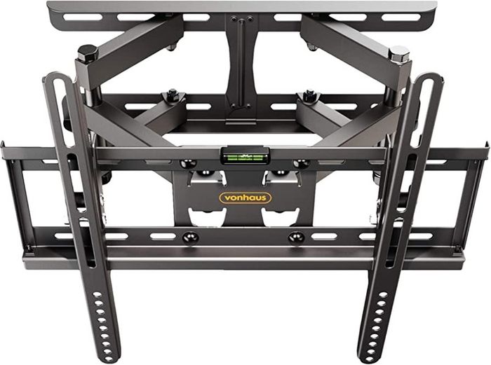Tilt and Swivel TV Wall Bracket for 23-56" Screens, Wall Mount w/Spirit Level, 45kg Capacity, Max VESA: 400x400mm, for Curved and Flat Screens (FREE POSTAGE)