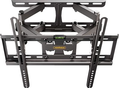 Tilt and Swivel TV Wall Bracket for 23-56" Screens, Wall Mount w/Spirit Level, 45kg Capacity, Max VESA: 400x400mm, for Curved and Flat Screens (FREE POSTAGE)